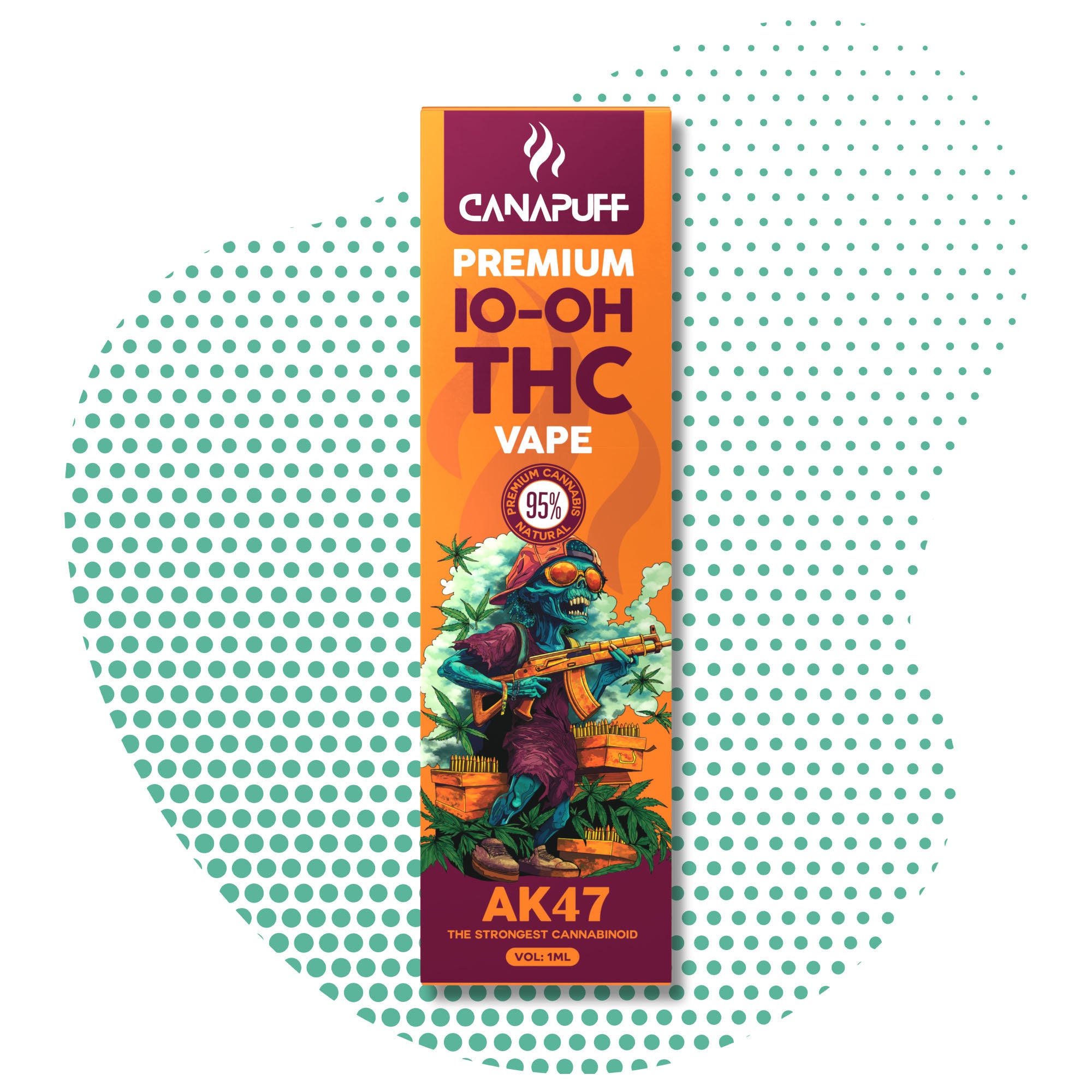 AK47 95% 10-OH-THC - Canapuff - One Use - 1ml