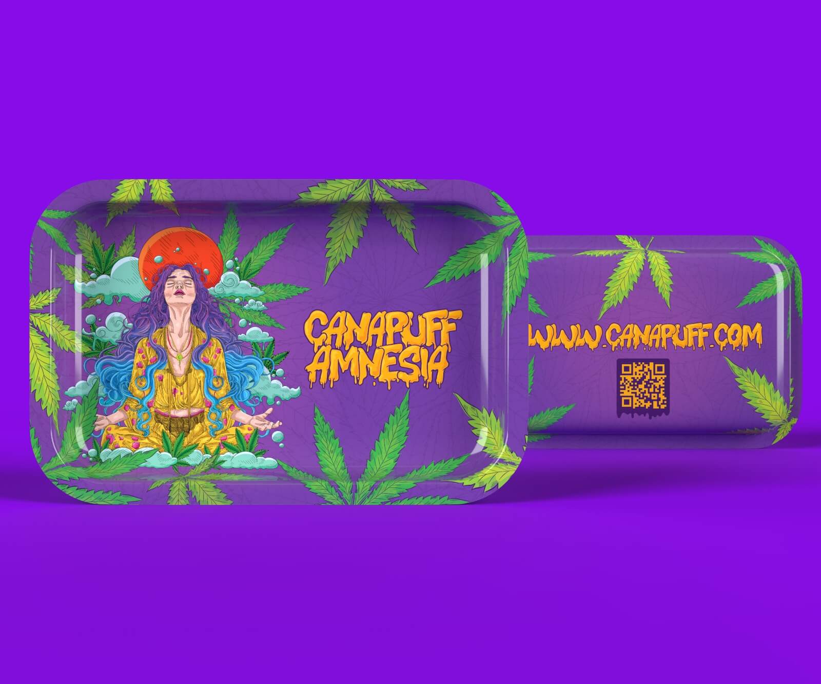 Rolling Tray Canapuff - Amnesia - large