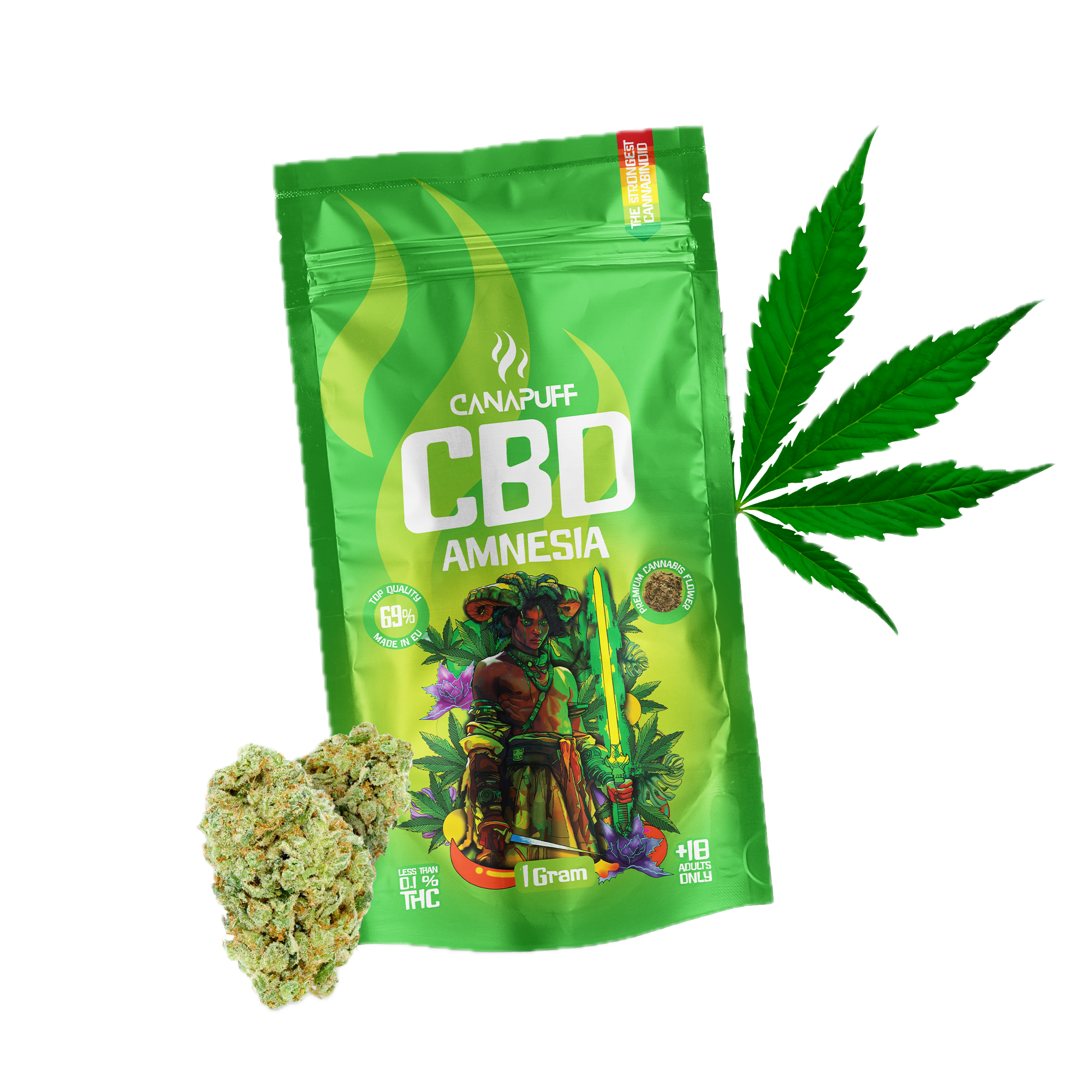 CBD Flowers Amnesia 69%