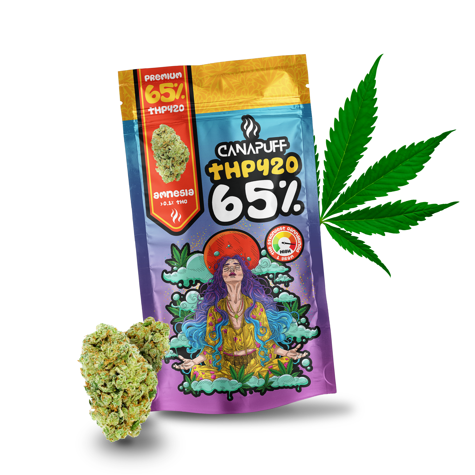 Canapuff - Amnesia 65% - Fiori THP420