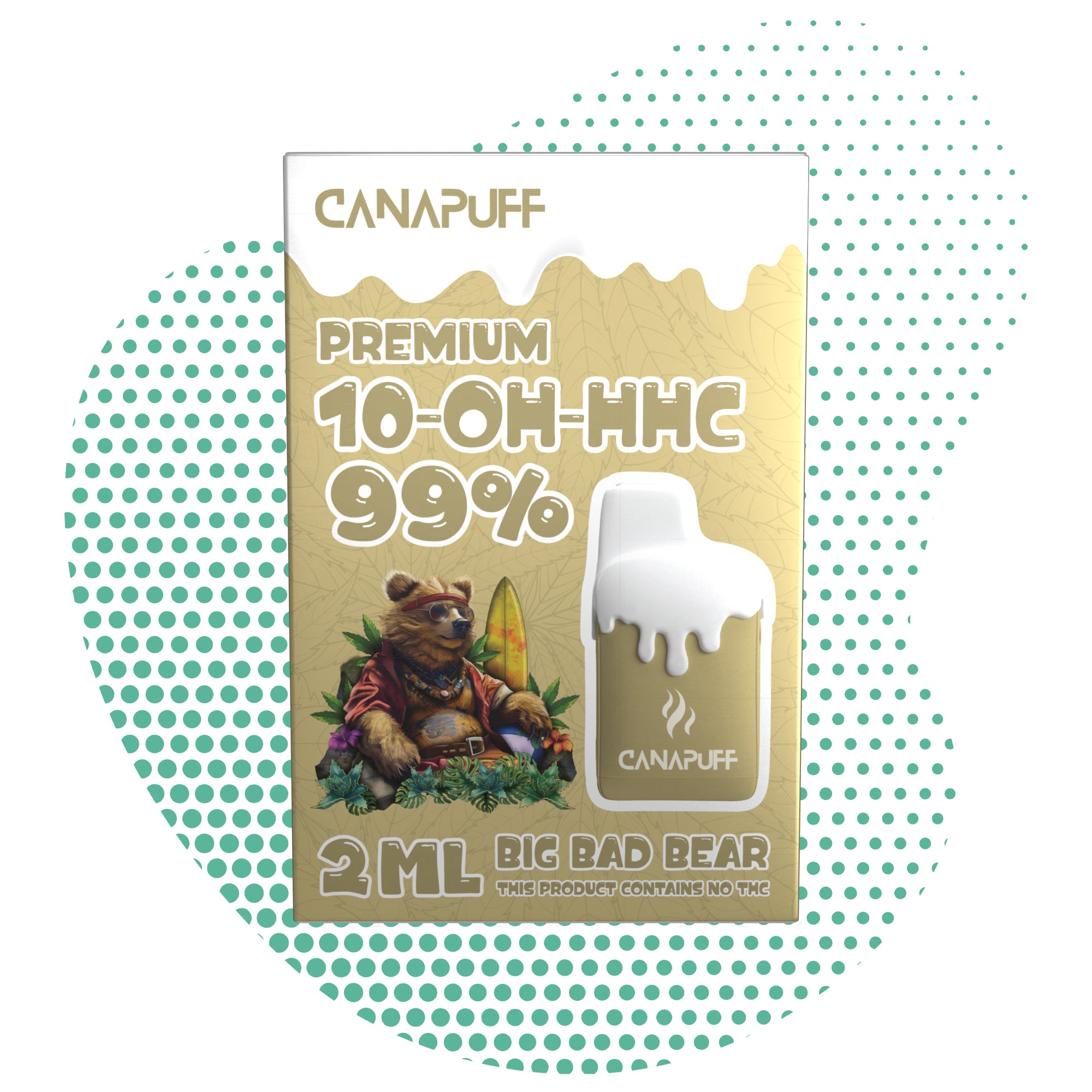 Big Bad Bear 99% 10-OH-HHC - Canapuff - One Use - 2ml