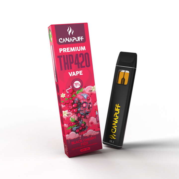 Black Cherry Fizz 79% THP420 - Canapuff - O utilizare - 1ml