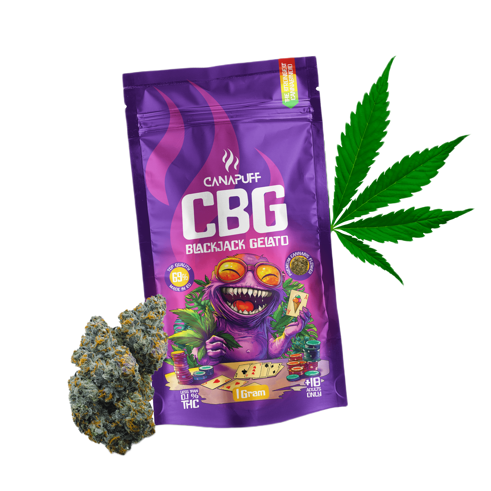 CBG Virágzat Blackjack Gelato 69%