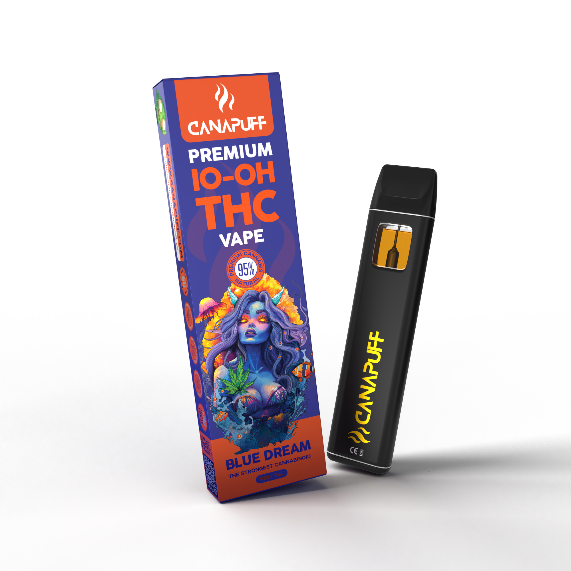 Blue Dream 95% 10-OH-THC - Canapuff - O utilizare - 1ml