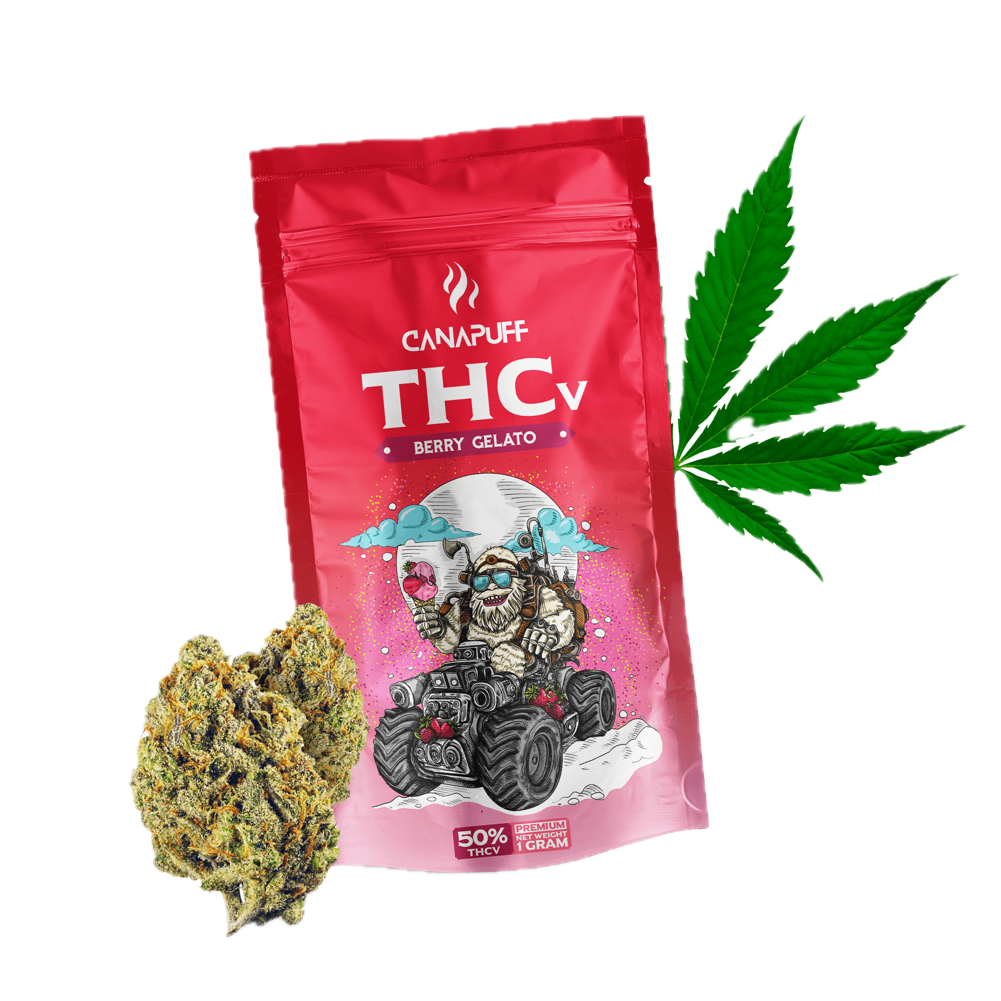 THCv Flowers Berry Gelato 50%