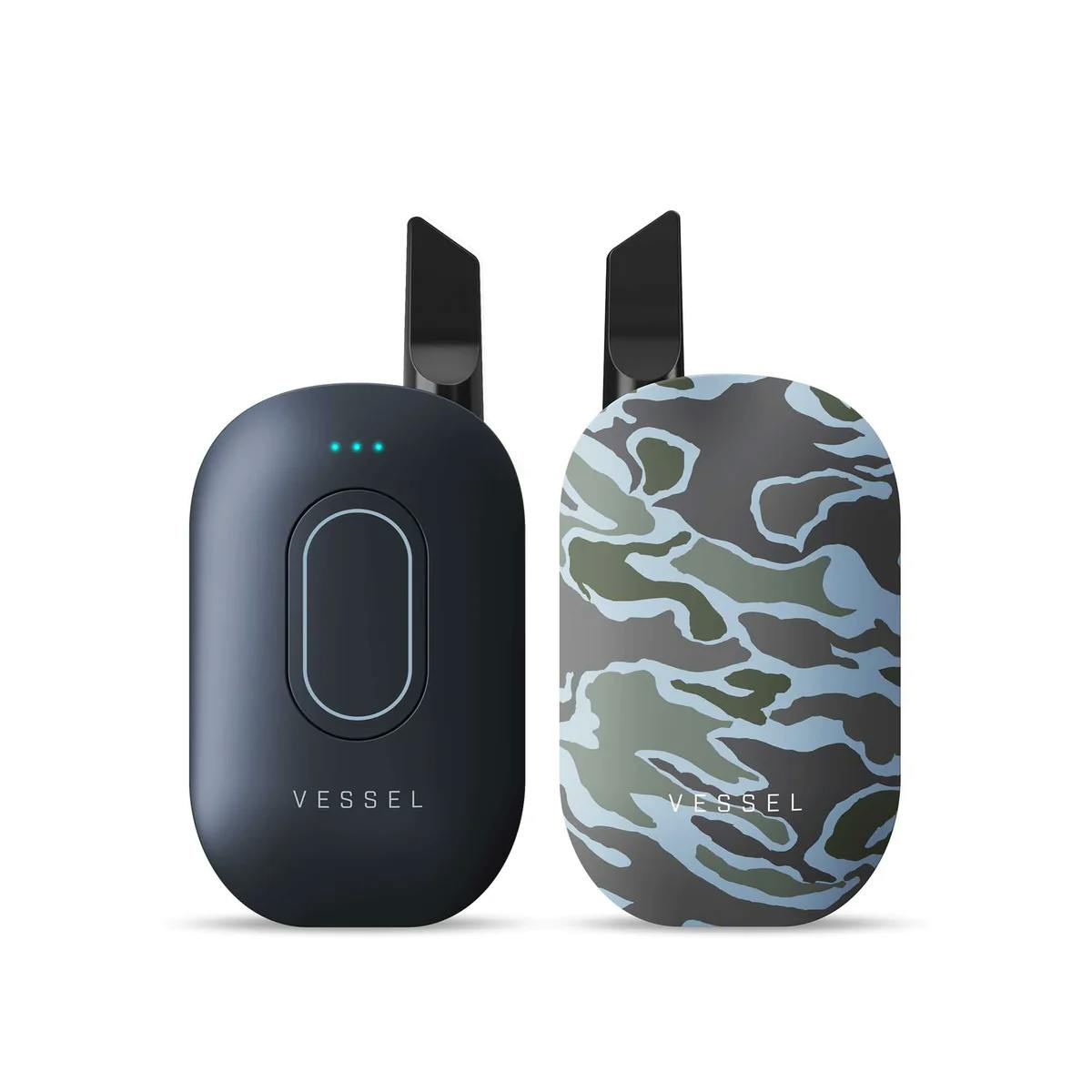 Black and camo vaporizer charging dock