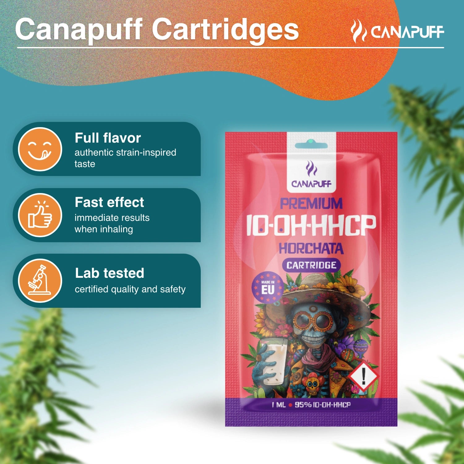 Canapuff - Horchata - 10-OH-HHCP 95% - kartrydzh