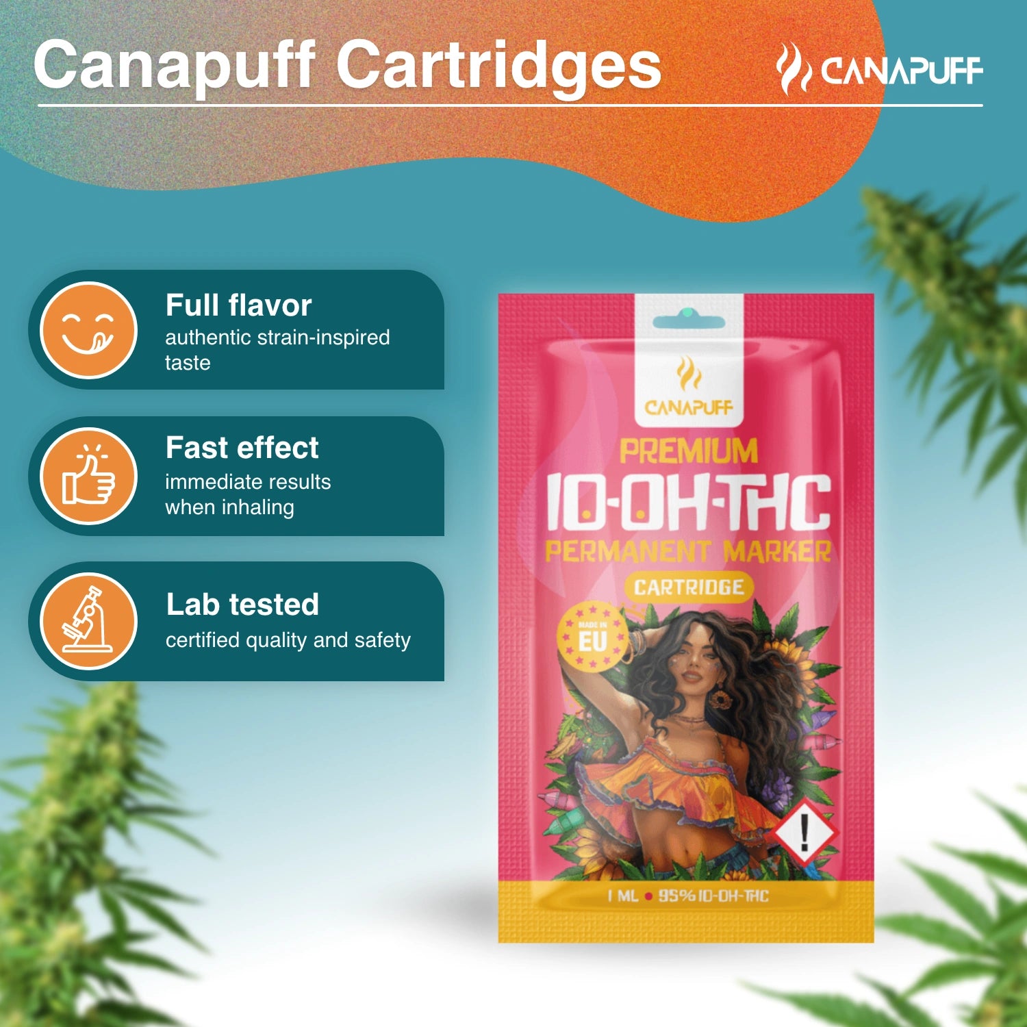Canapuff - Permanent Marker - 10-OH-THC 95% - kartrydzh