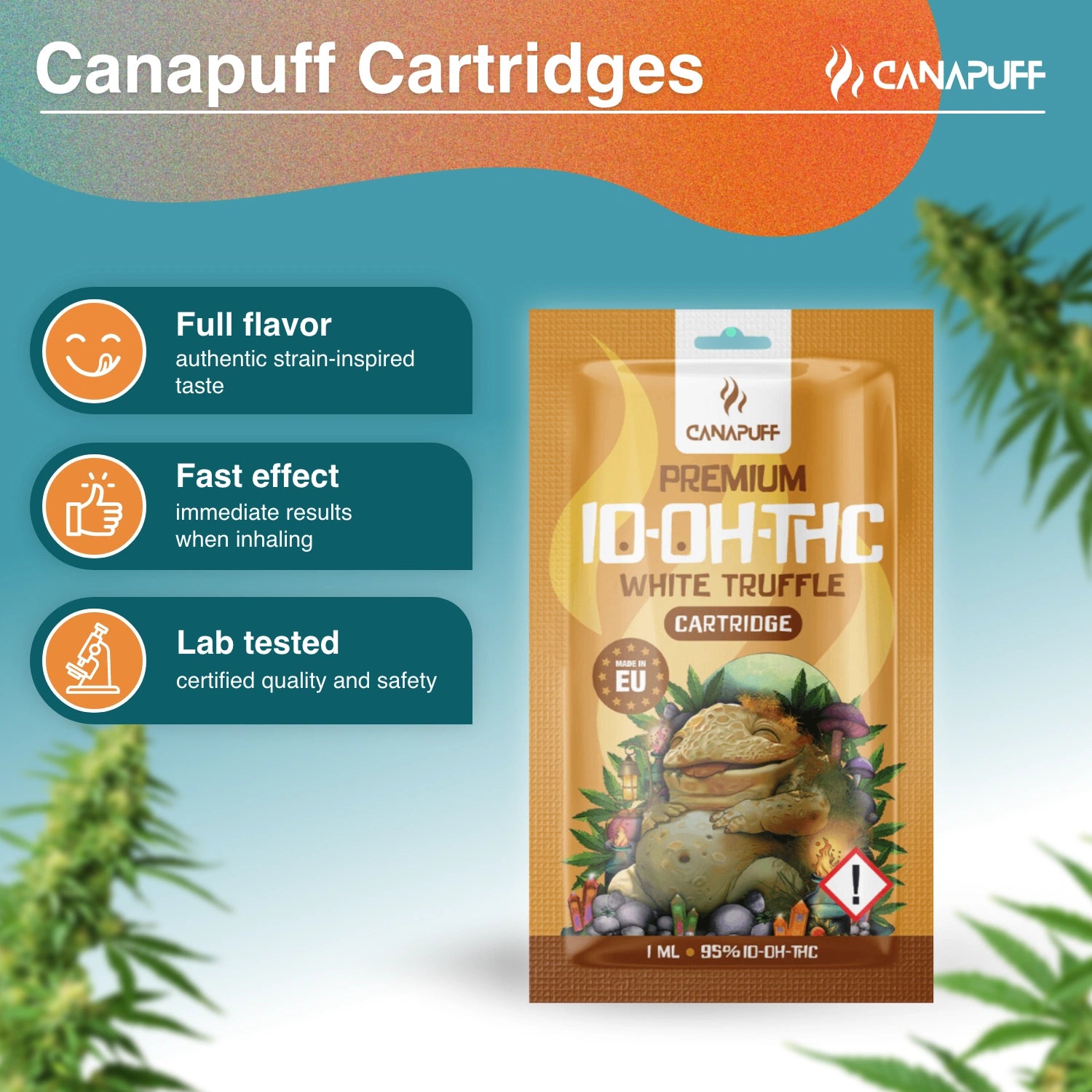 Canapuff - White Truffle - 10-OH-THC 95% - cartouche