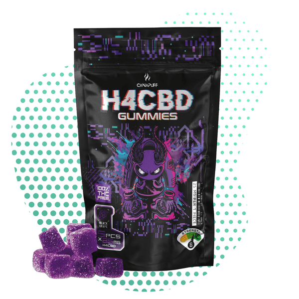 H4CBD Gummies: Black Grape Delight 🍇