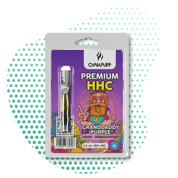 HHC Cartridge: Granddaddy Purple 96% 🍇🌿