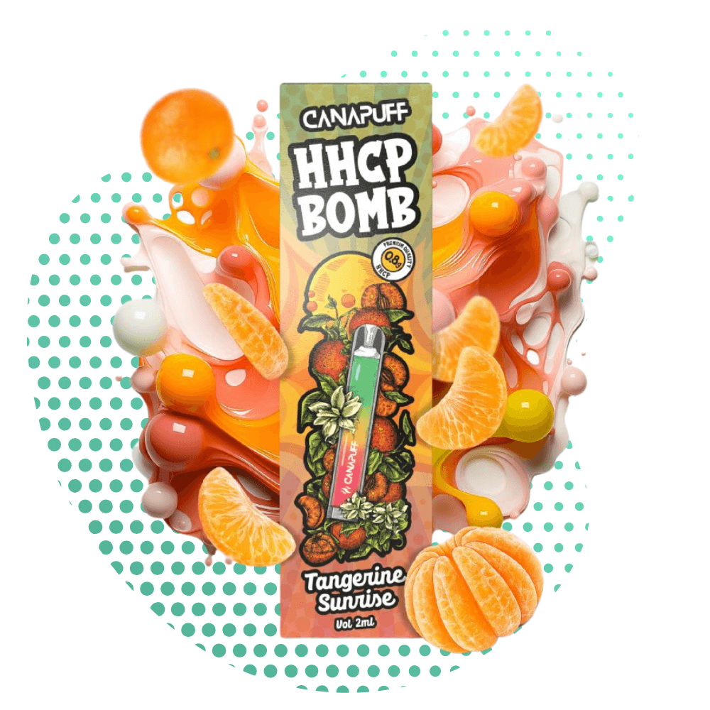 HHCP BOMB Tangerine Sunrise - Refreshing & Potent 🌿