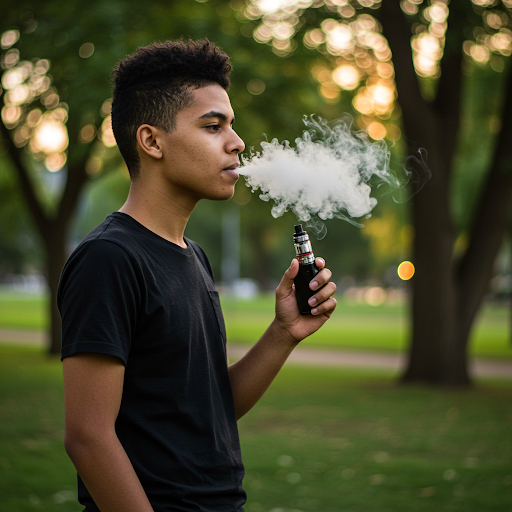 Person Smoking Vessel Vaporizer