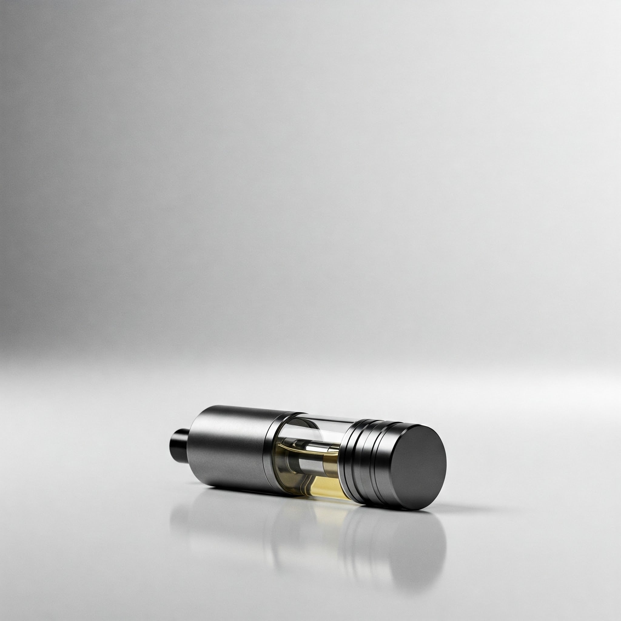 Canapuff THC Vape Kartusche auf einem 510-Gewinde-Akku