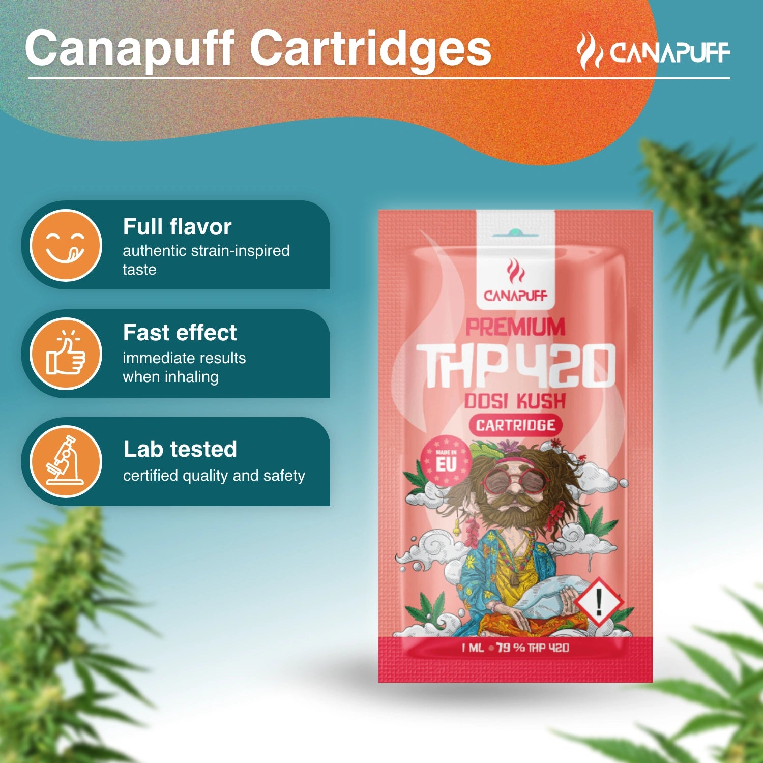 Canapuff - Dosi Kush - THP420 79% - kartrydzh
