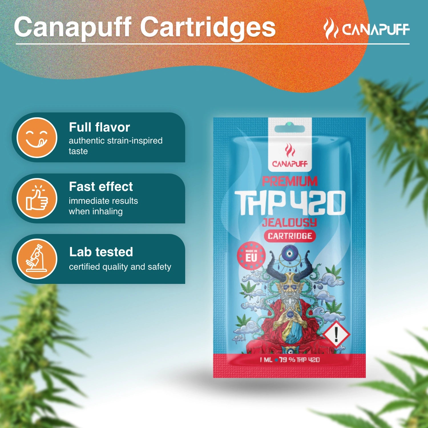 Canapuff - Jealousy - THP420 79% - kartrydzh