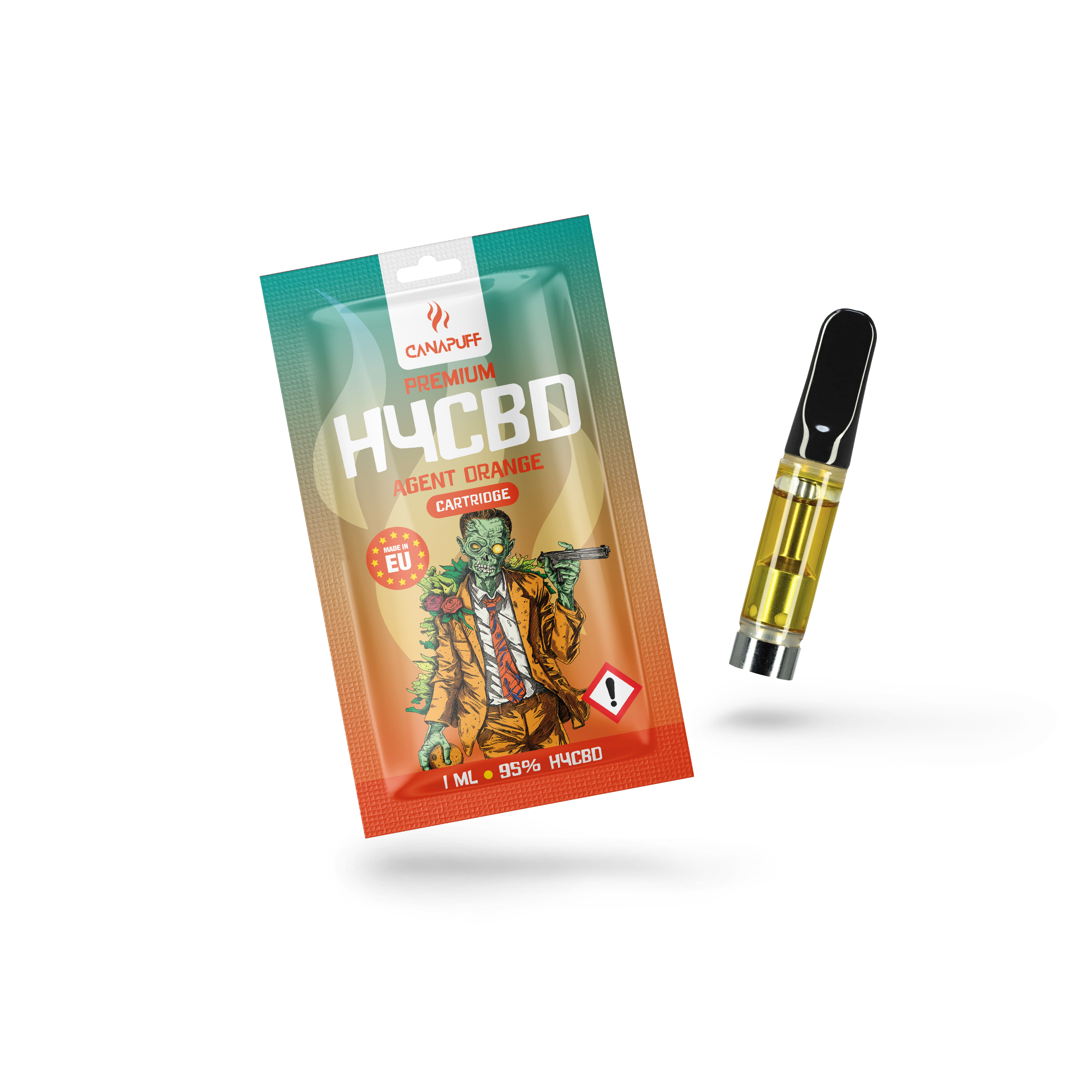 CanaPuff - Agent Orange - cartuccia H4CBD 96%.