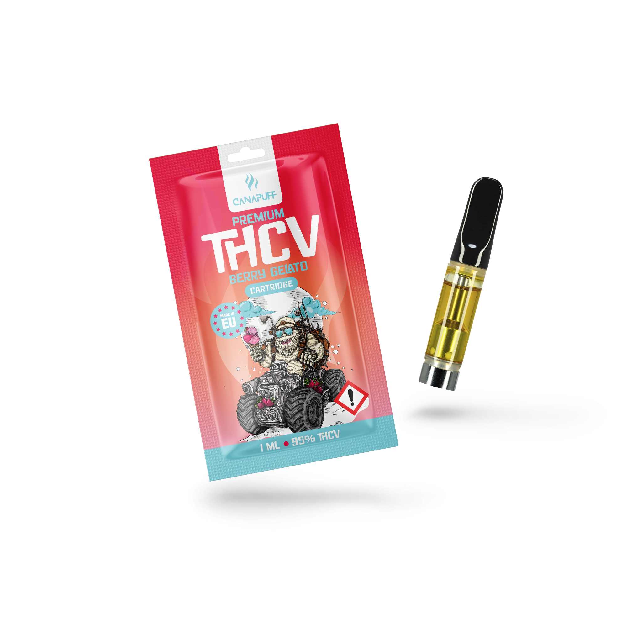 Canapuff - Berry Gelato - THCv 79% - kasetė