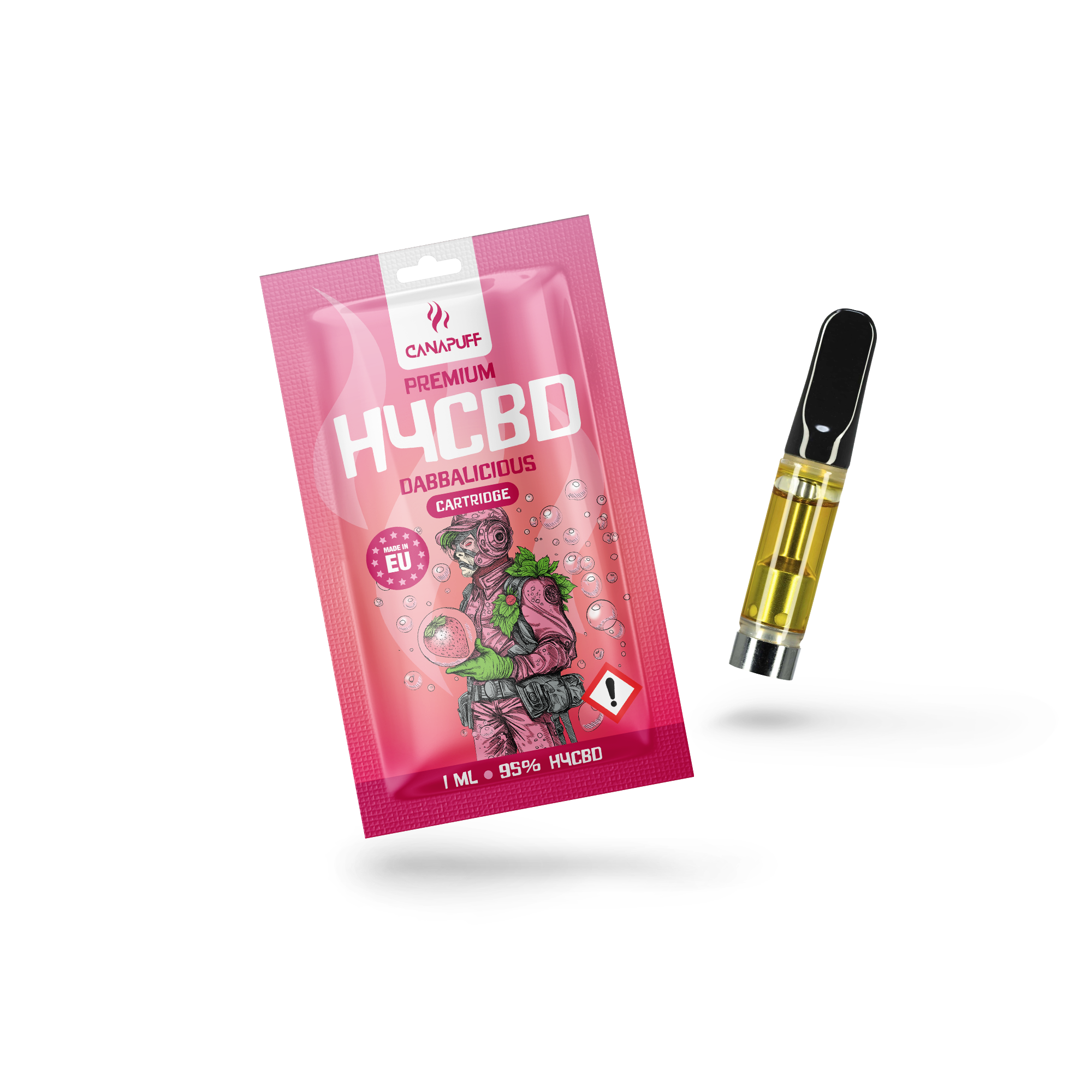 CanaPuff - Dabbalicious - Cartuccia H4CBD 96%.