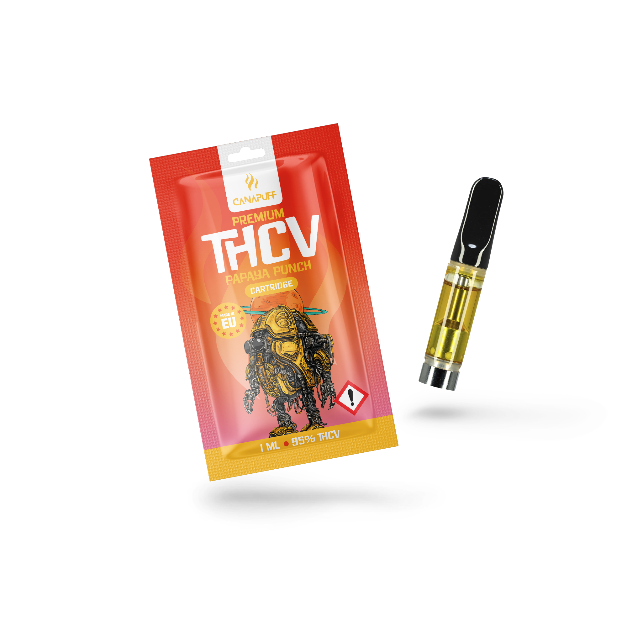Canapuff - Papaya Punch - THCv 79% - kasetė