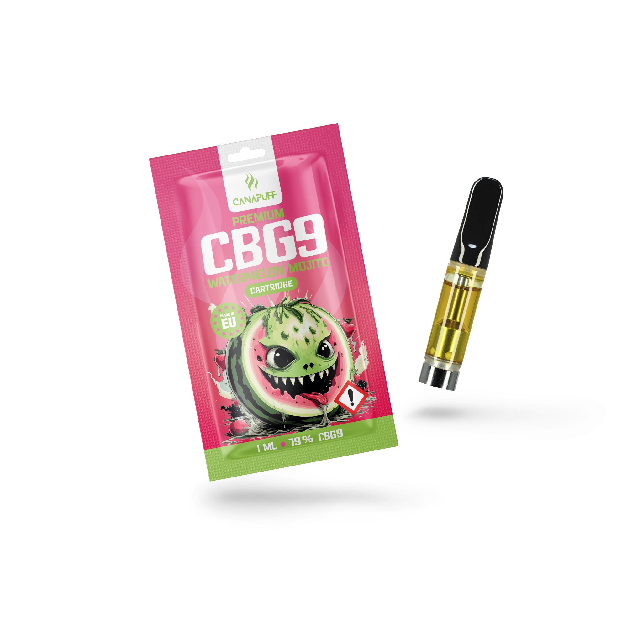 Canapuff - Arbūzų Mojito - CBG9 79% - kasetė