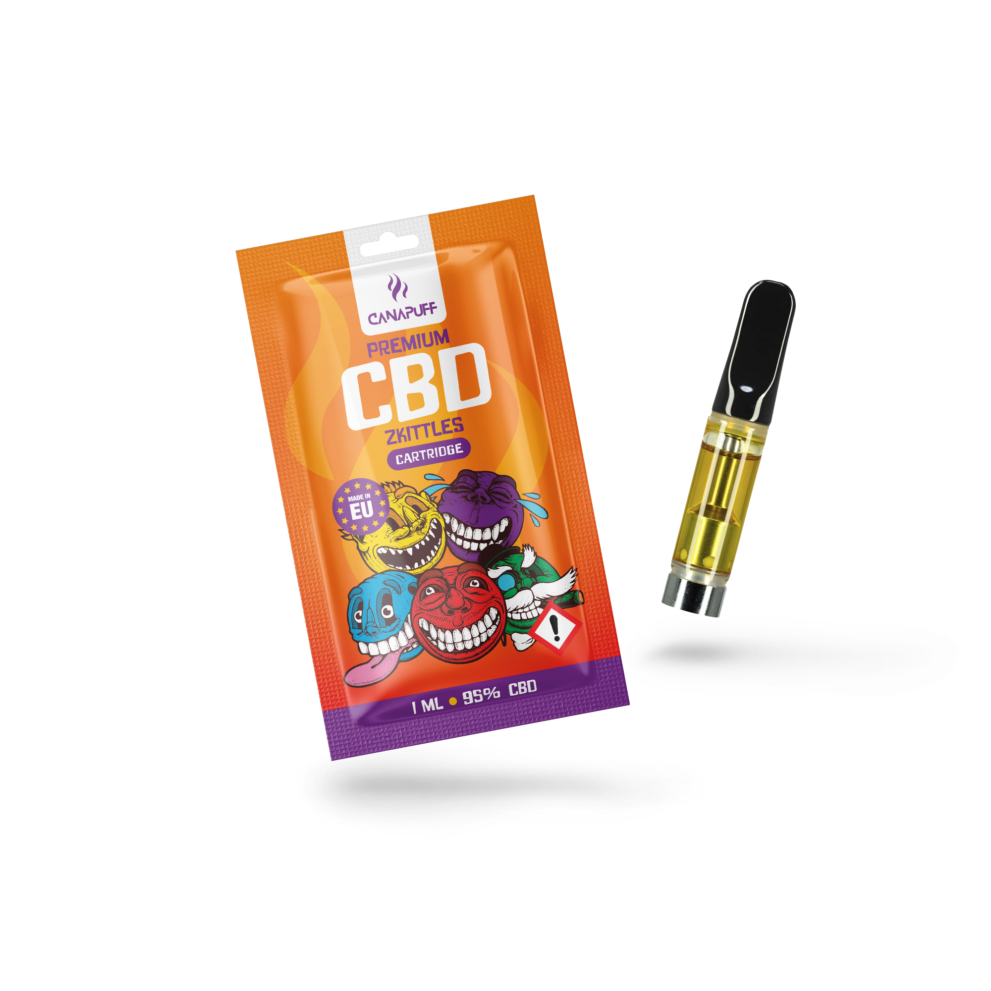 CanaPuff - ZKITTLES - CBD 95% - cartuccia