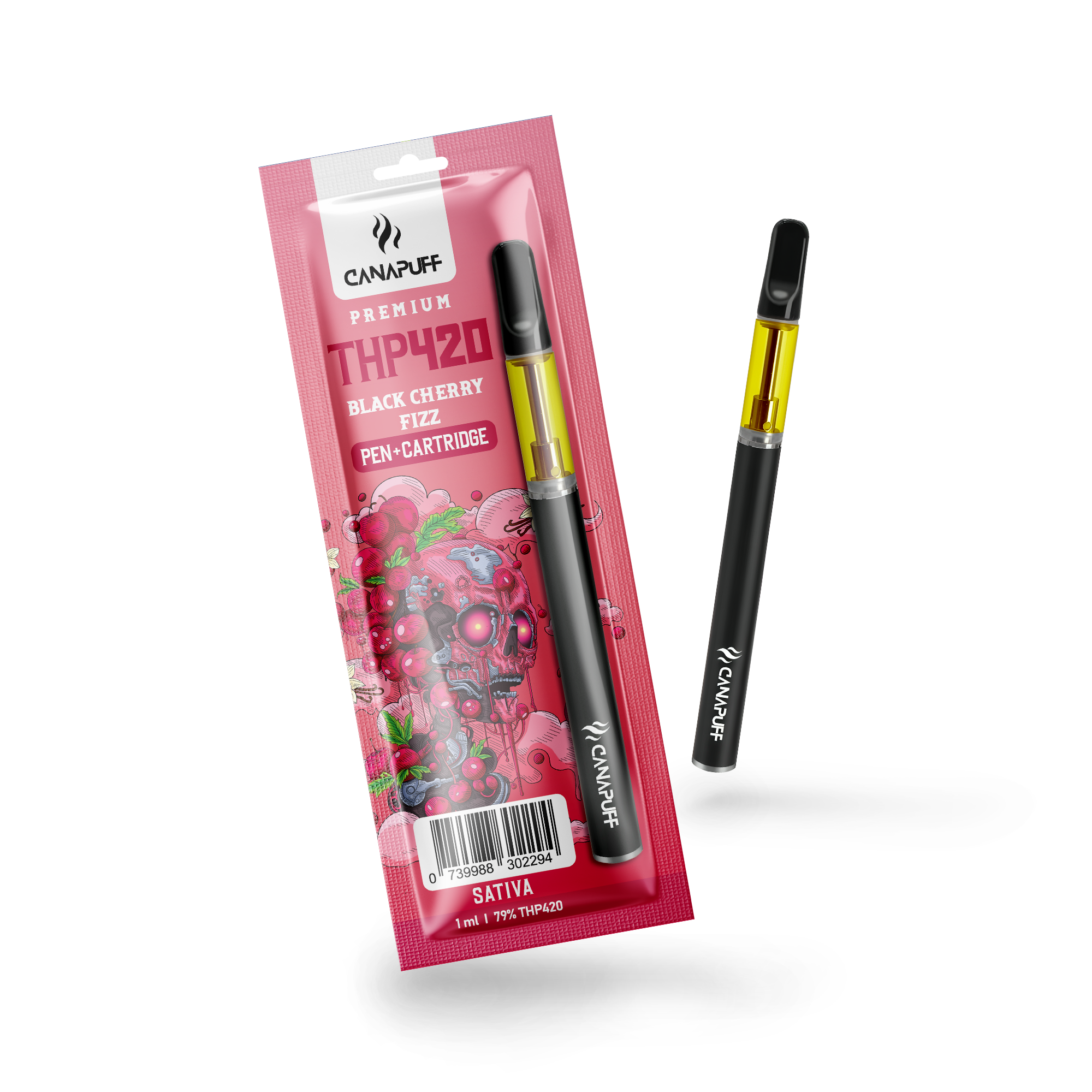 Canapuff - Black Cherry Fizz - THP420 79% - Pen+patron