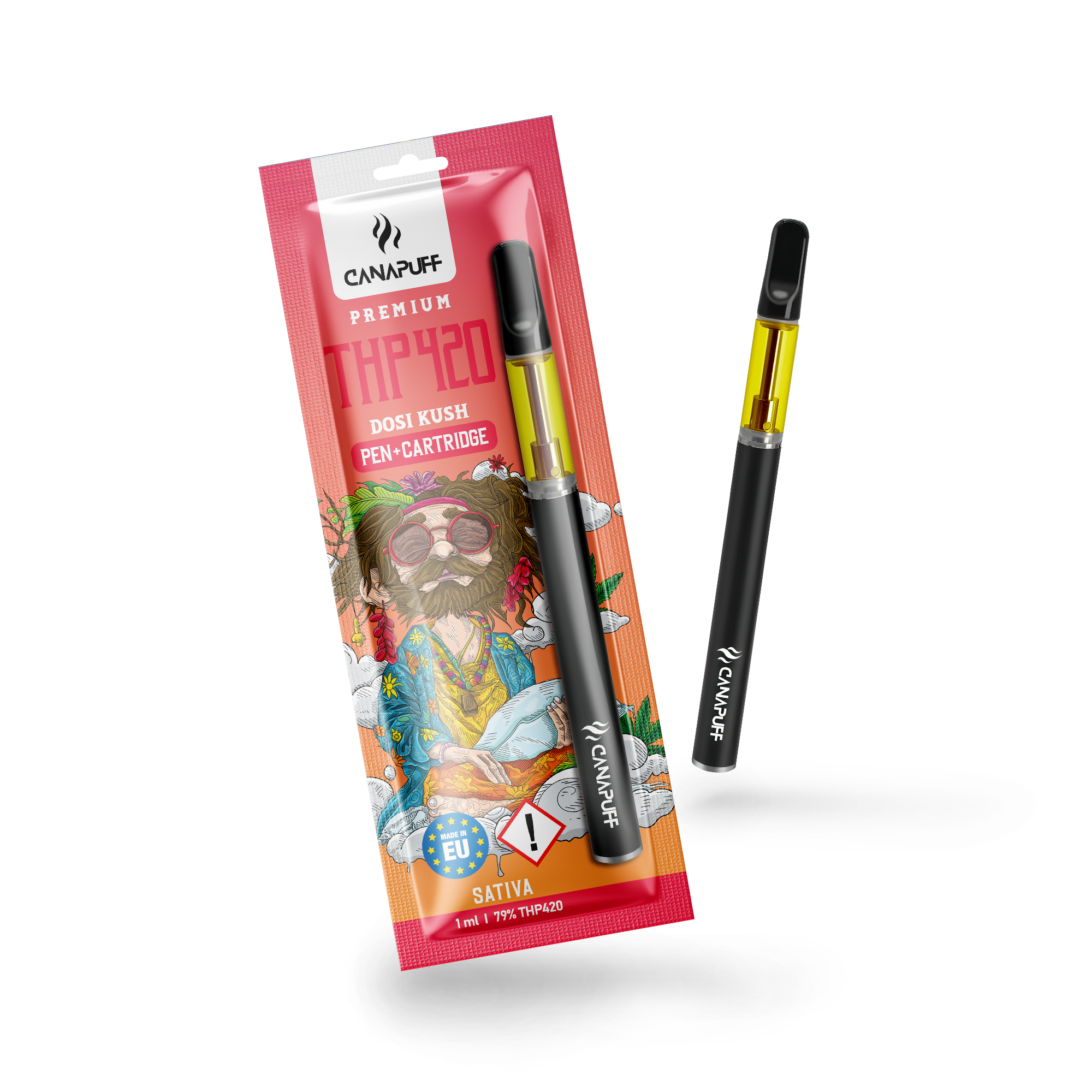 Canapuff - Dosi Kush - THP420 79% - Penna+Cartuccia