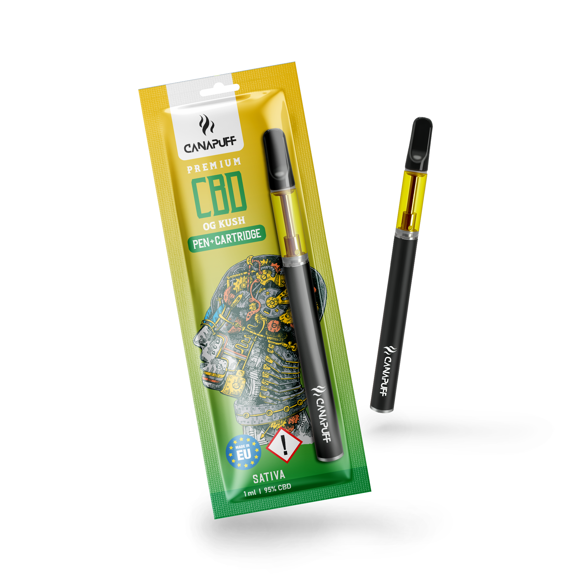 Canapuff - OG Kush - CBD 95% - Rašiklis+Kasetė