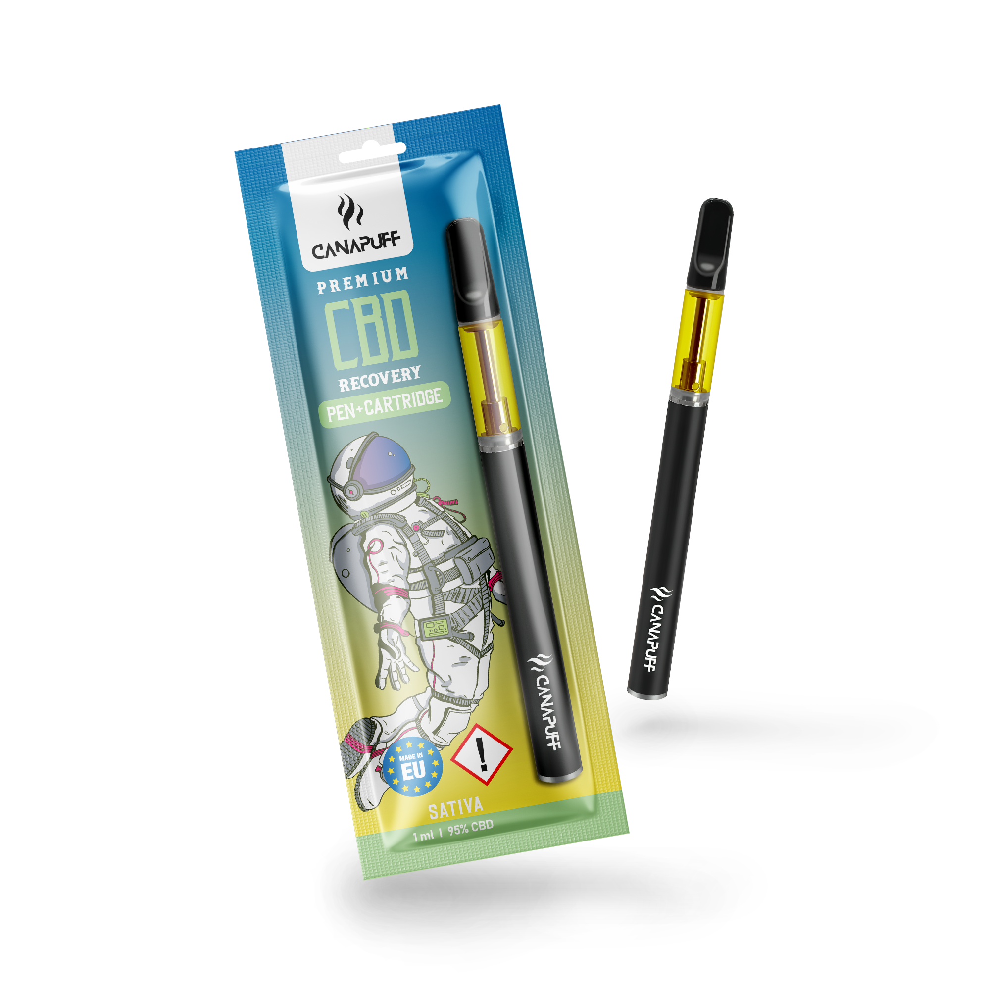 Canapuff - Recovery - CBD 95% - Pen+Kasetė