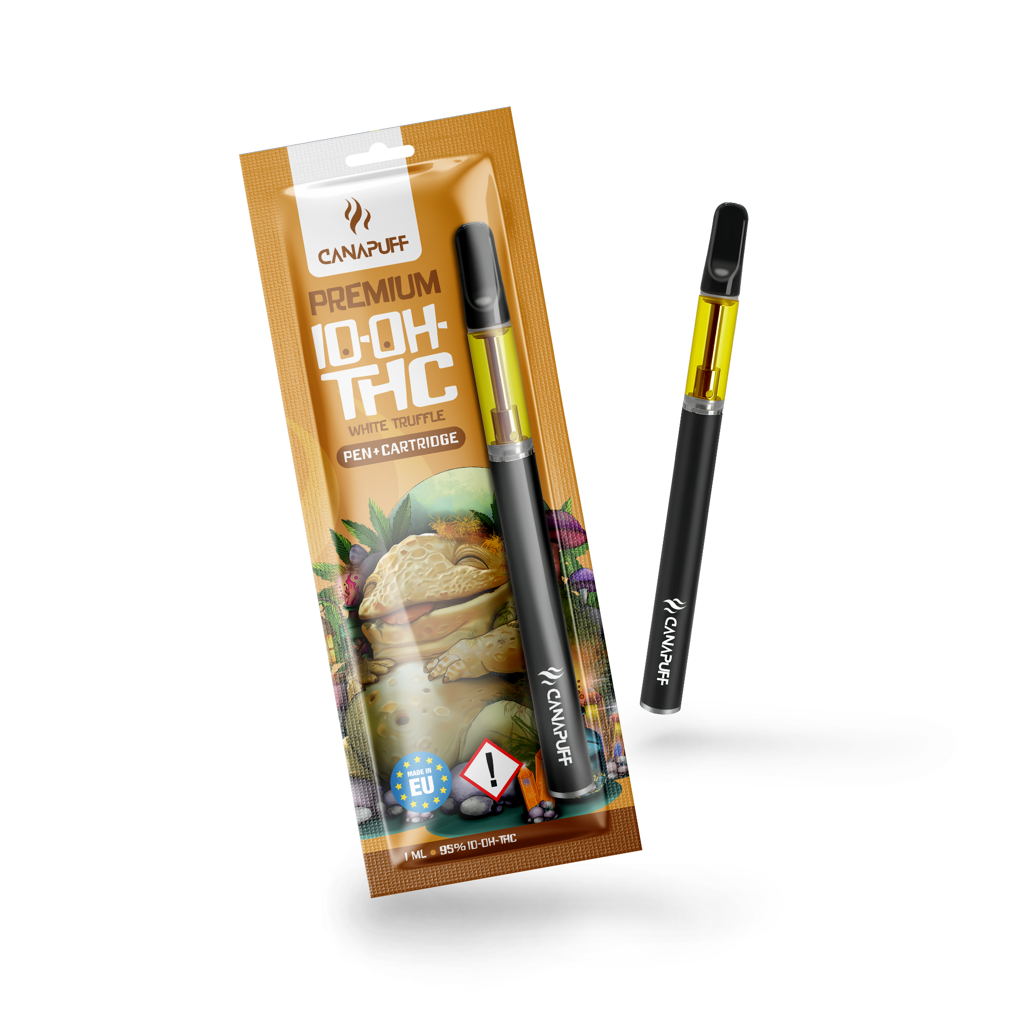 Canapuff - Witte Truffel - 10-OH-THC 95% - Pen+Cartridge