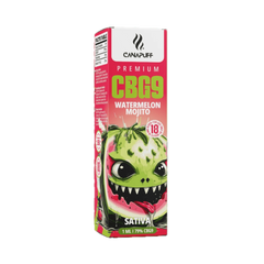 CBG9 Vape Watermelon Mojito 79% 1ml