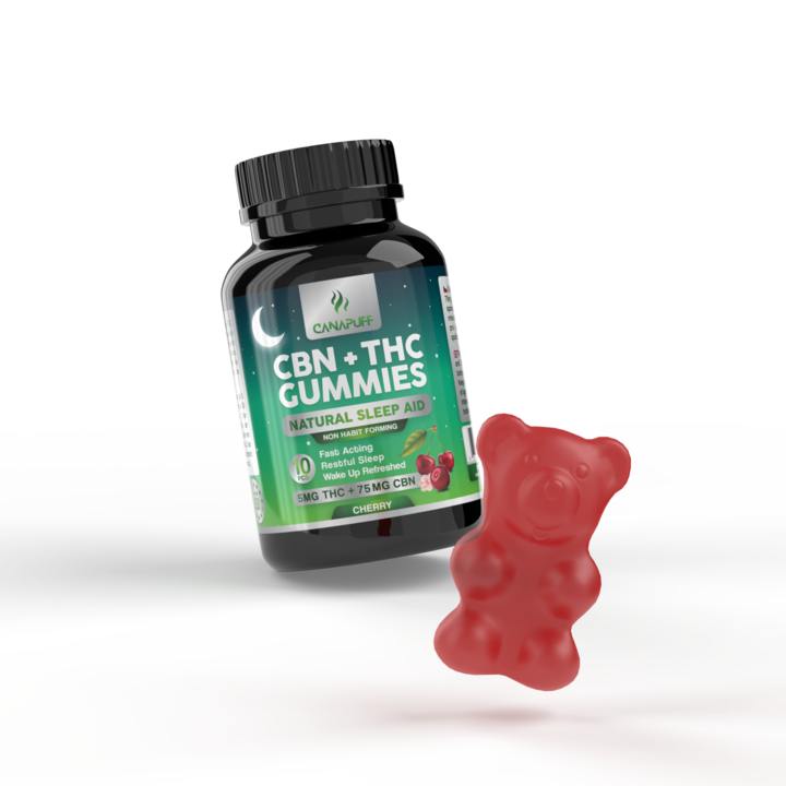 CBN+THC gumicukorkák - Cseresznye