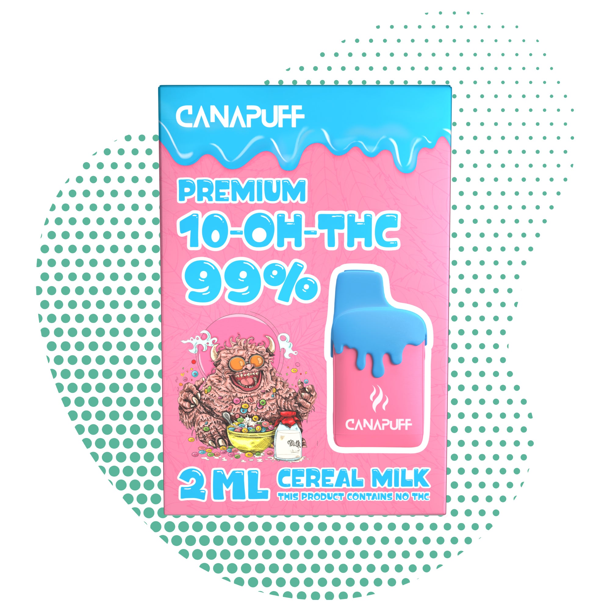 Cereal Milk 99% 10-OH-THC - Canapuff - One Use - 2ml