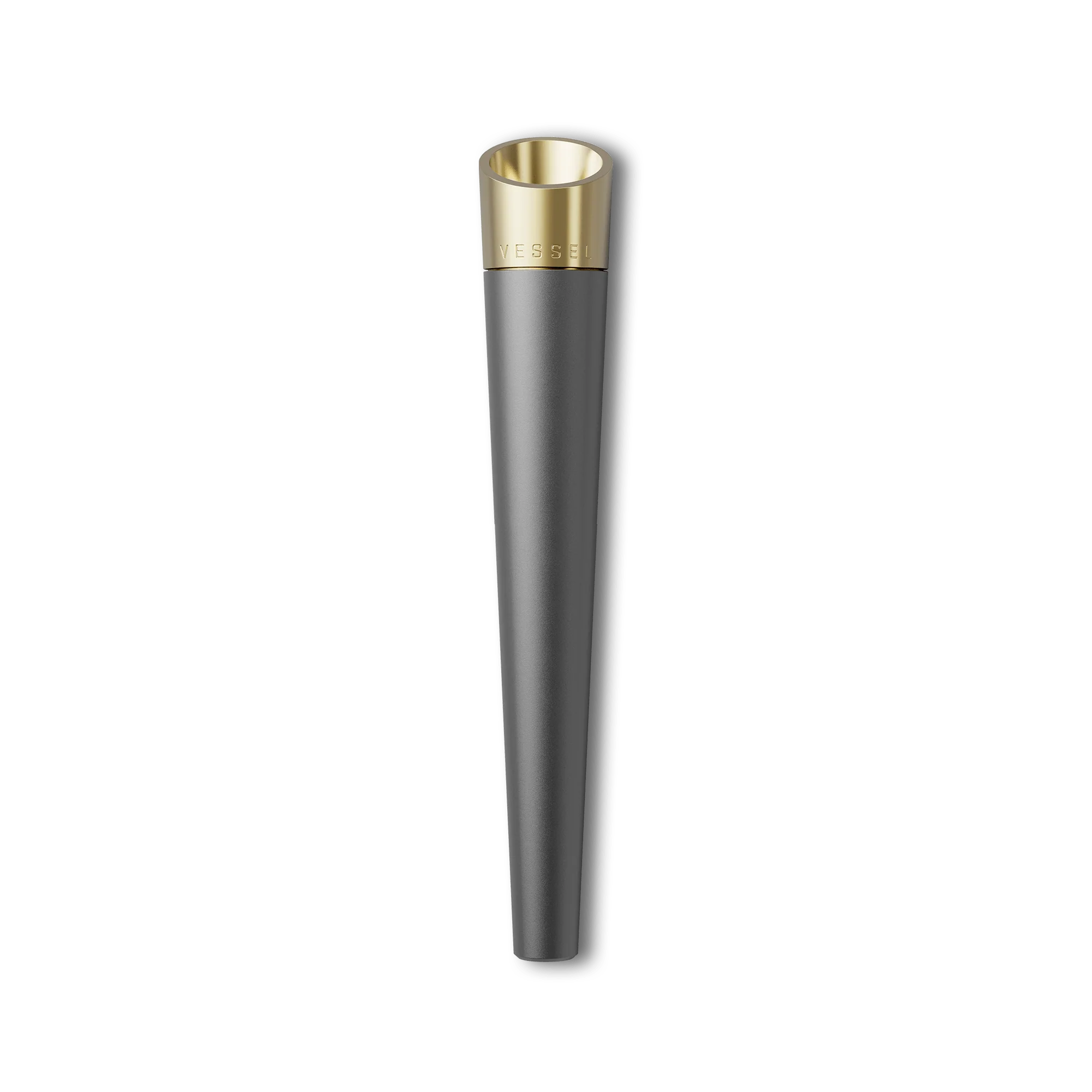 Vessel pen gold and black detail