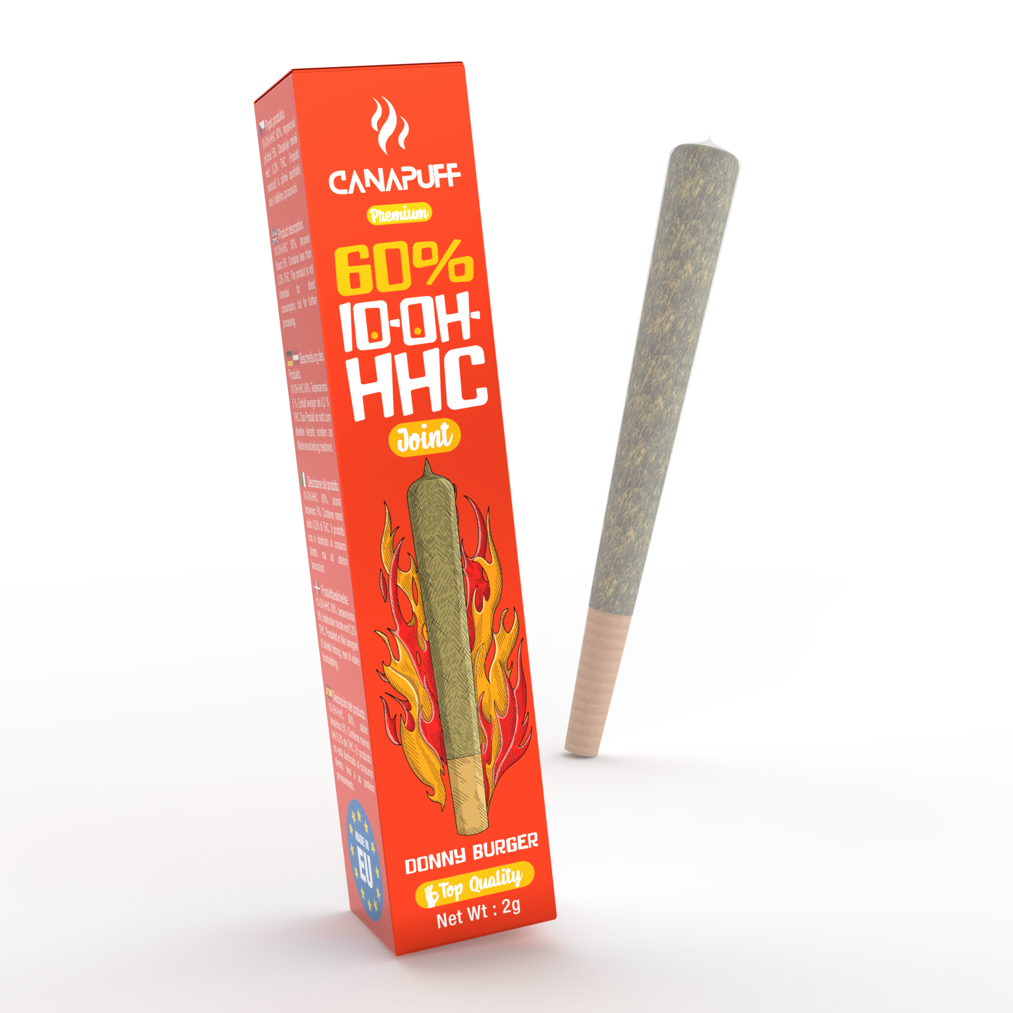 Donny Burger 60% 10-OH-HHC Joint 2g