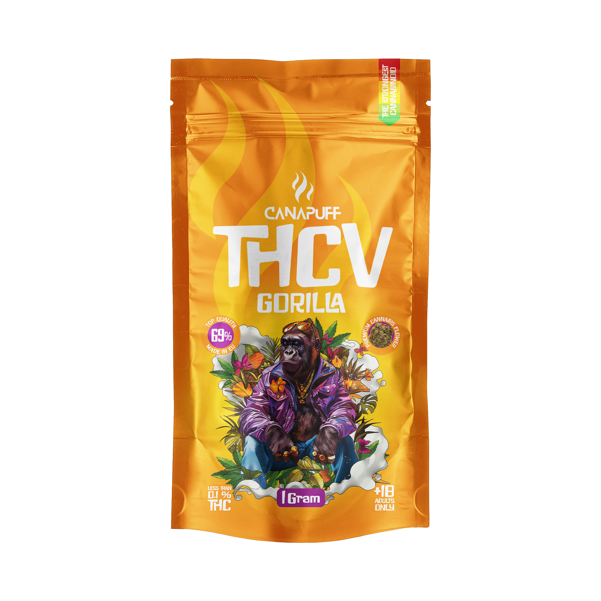 Canapuff - Gorilla 69% - THCv Květy