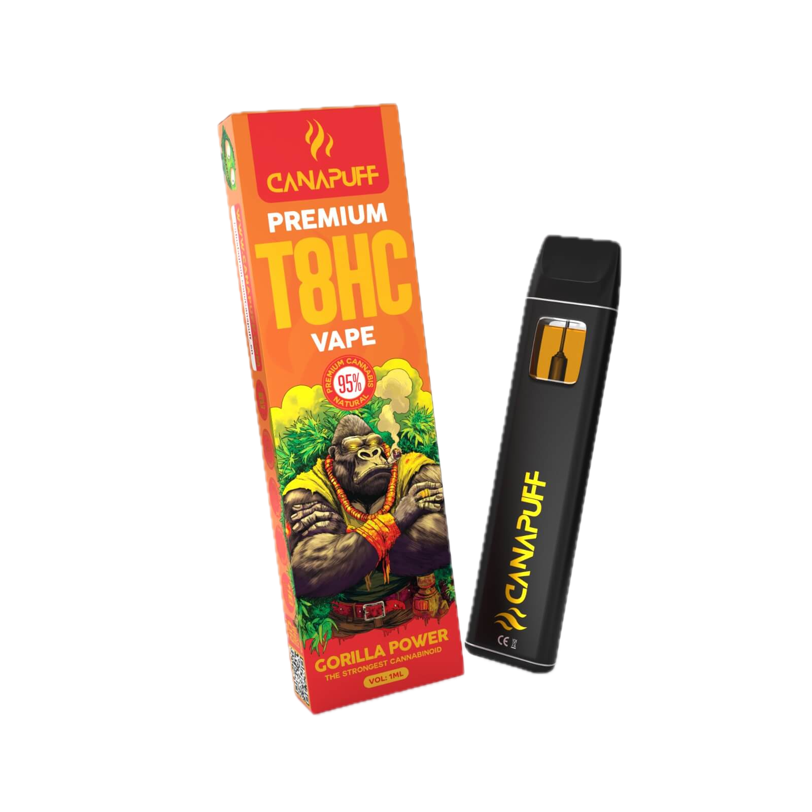 T8HC Vape Gorilla Power 95% 1ml