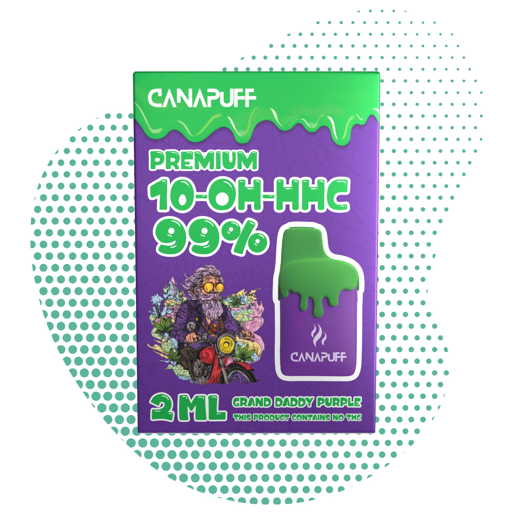 Grand Daddy Purple 99% 10-OH-HHC - Canapuff - One Use - 2ml