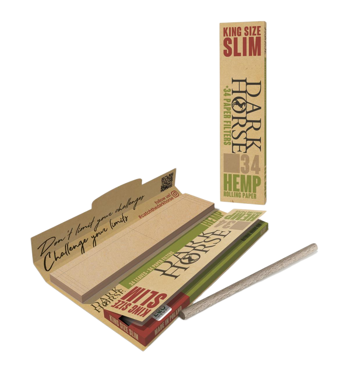 Комплект Rolling Papers + Филтри Dark Horse 1 1/4