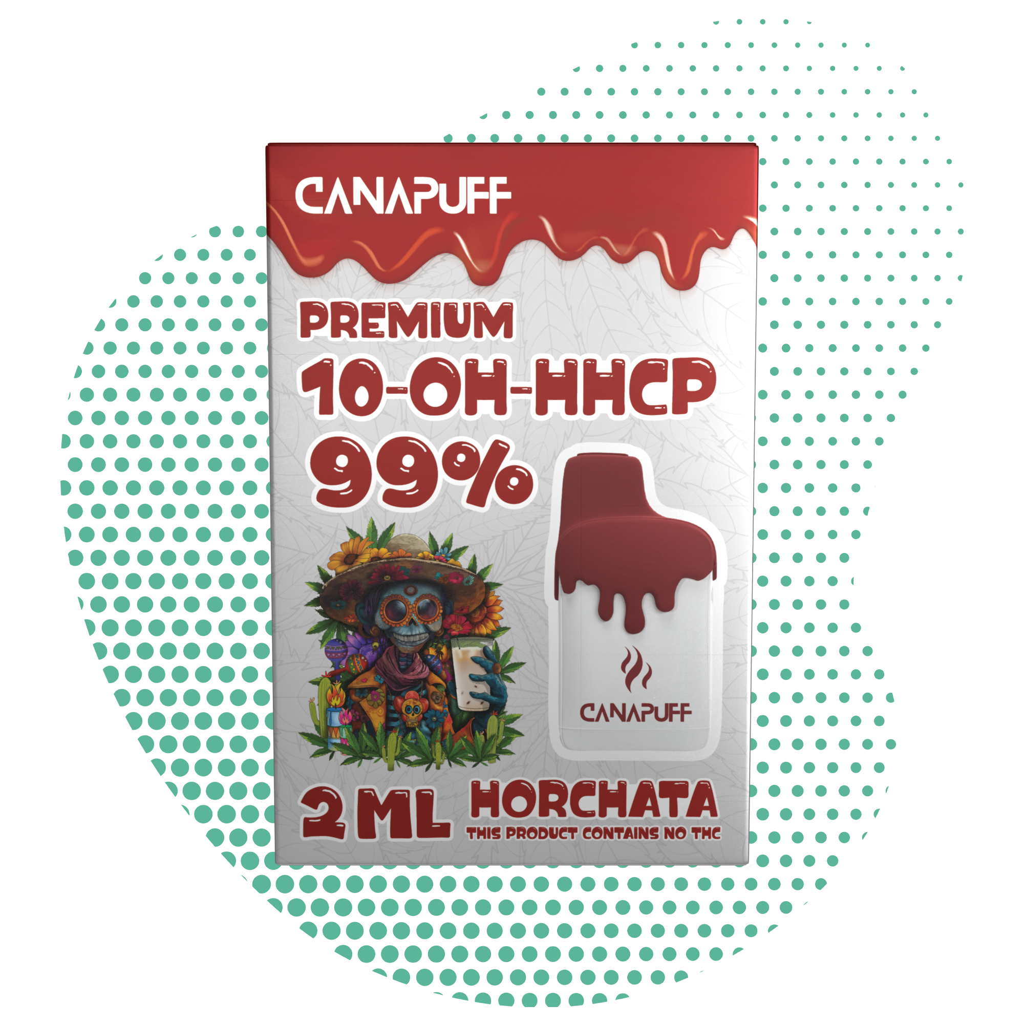 Орчата 99% 10-OH-HHCP - Canapuff - Еднократна употреба - 2 мл