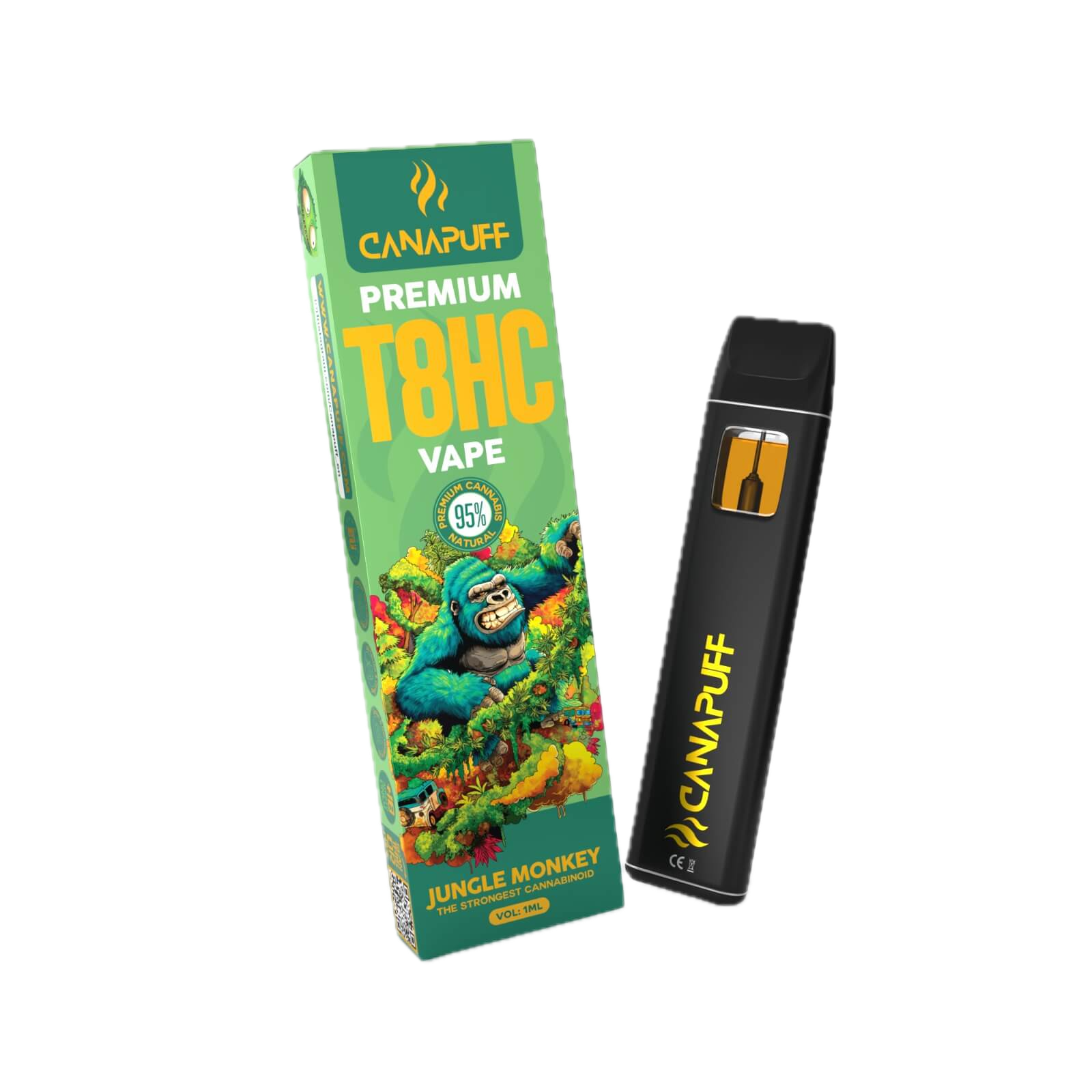 T8HC Vape Jungle Monkey 95% 1ml