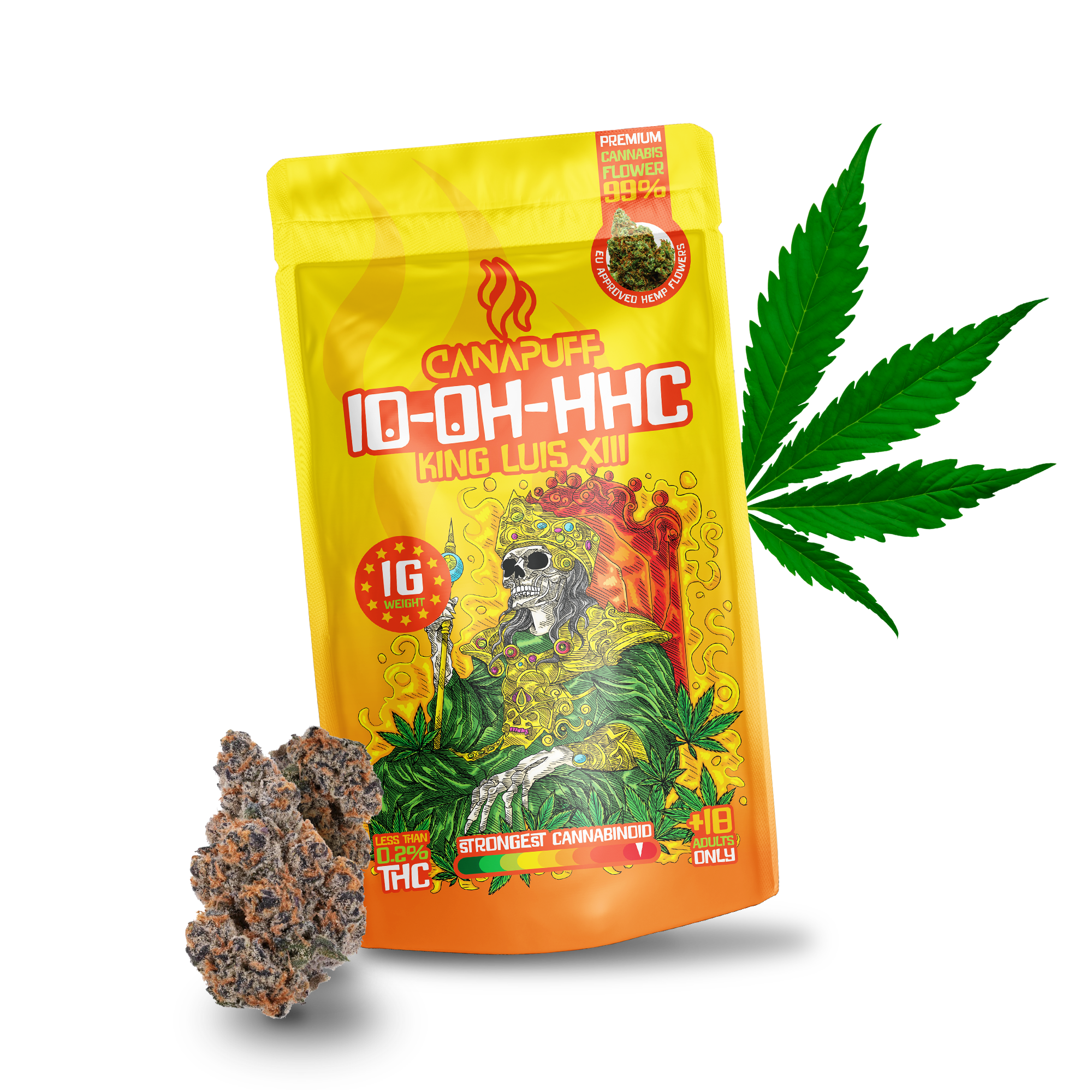 Canapuff - Re Luis XIII 99% - 10-OH-HHC Fiori