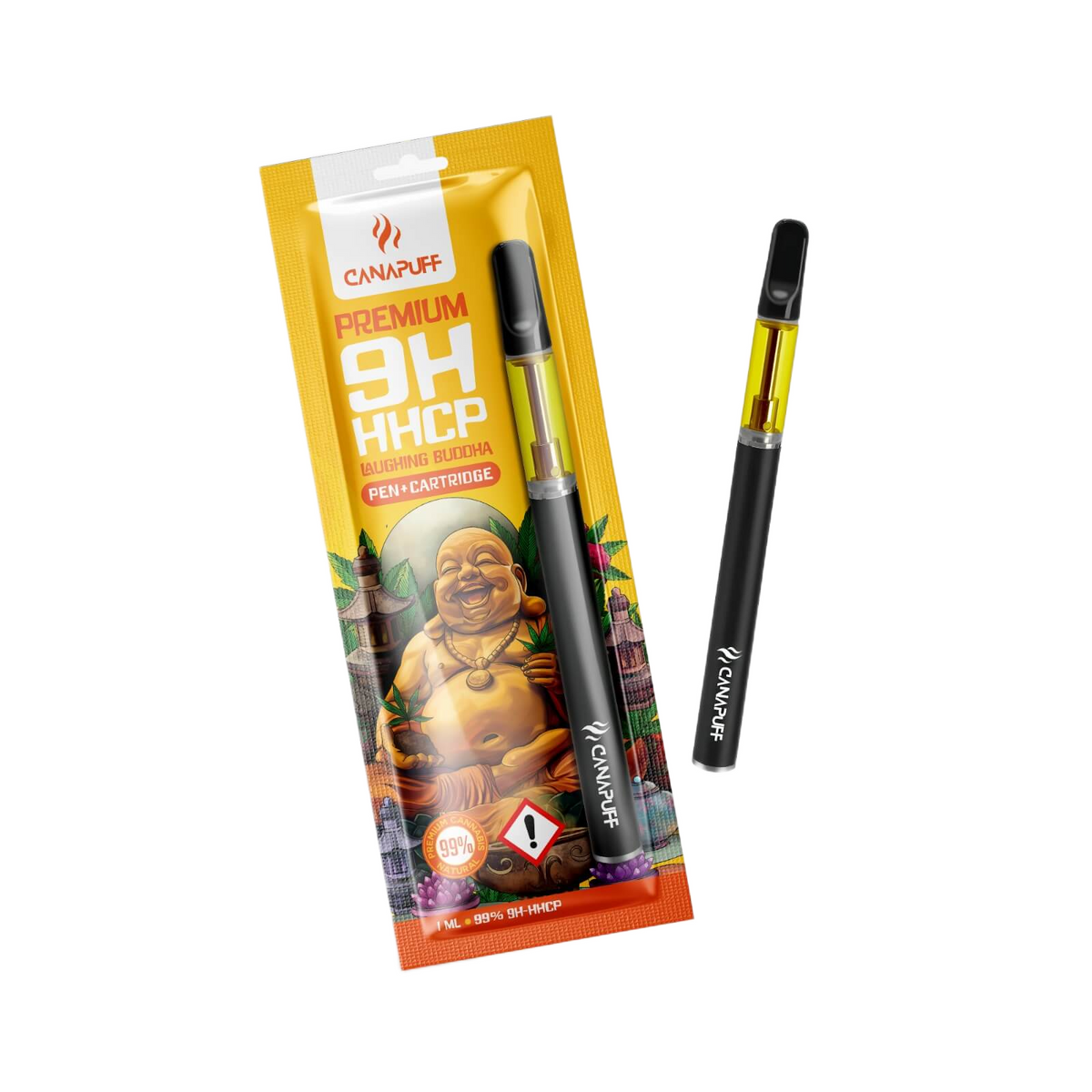 9H-HHCP Pen+Cart Laughing Buddha  99% Peace