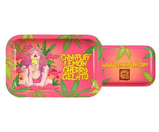 Rolling Tray Canapuff - Lemon Cherry Gelato - extra large