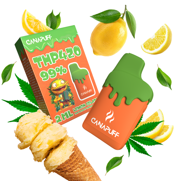 Lemon Gelato 99% THP420 Canapuff 2ml