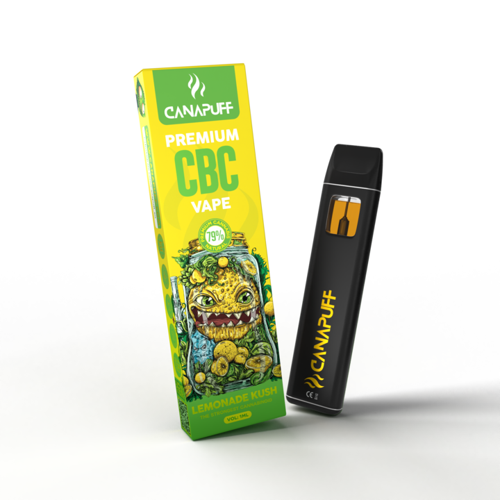 LEMONADE KUSH 79% CBC - CanaPuff - Eenmalig gebruik - 1ml