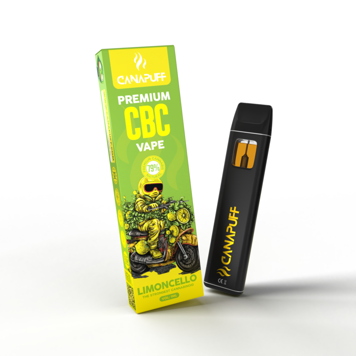 LIMONCELLO 79% CBC - CanaPuff - Eenmalig gebruik - 1ml