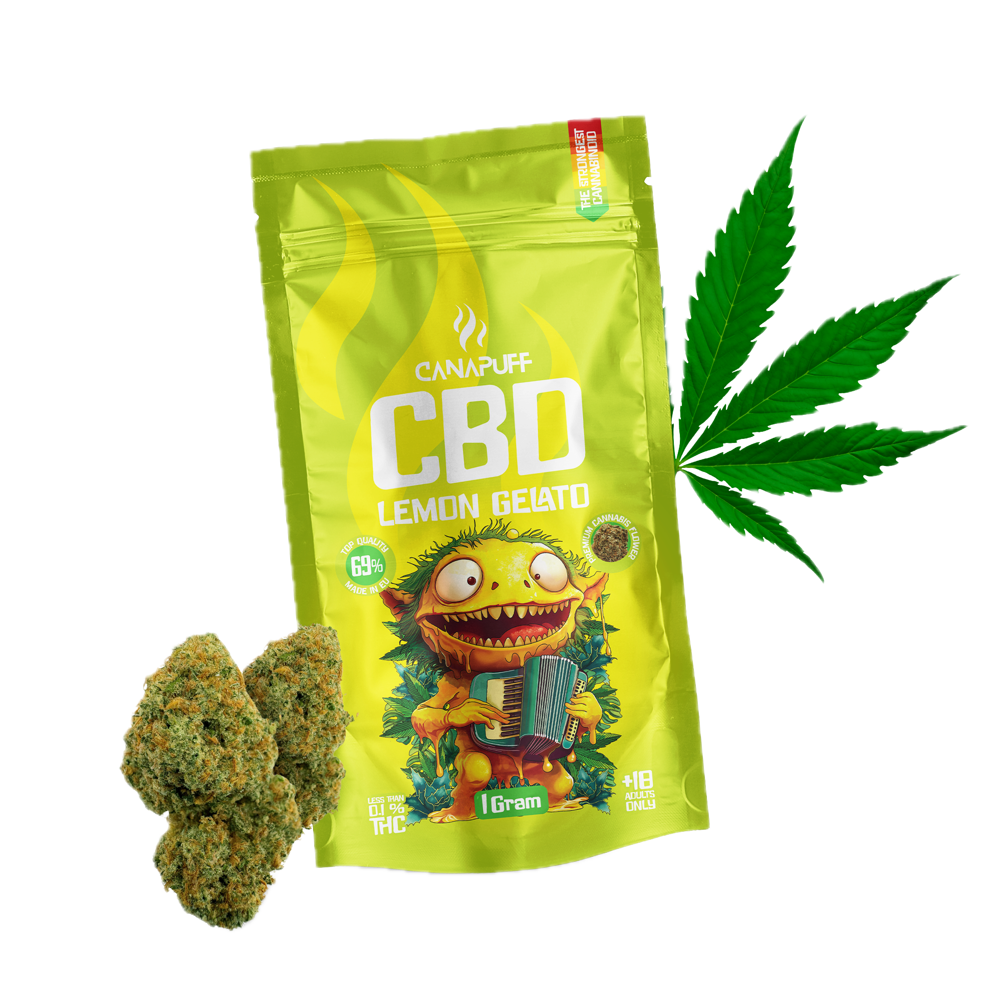 CBD Flowers Lemon Gelato 69%