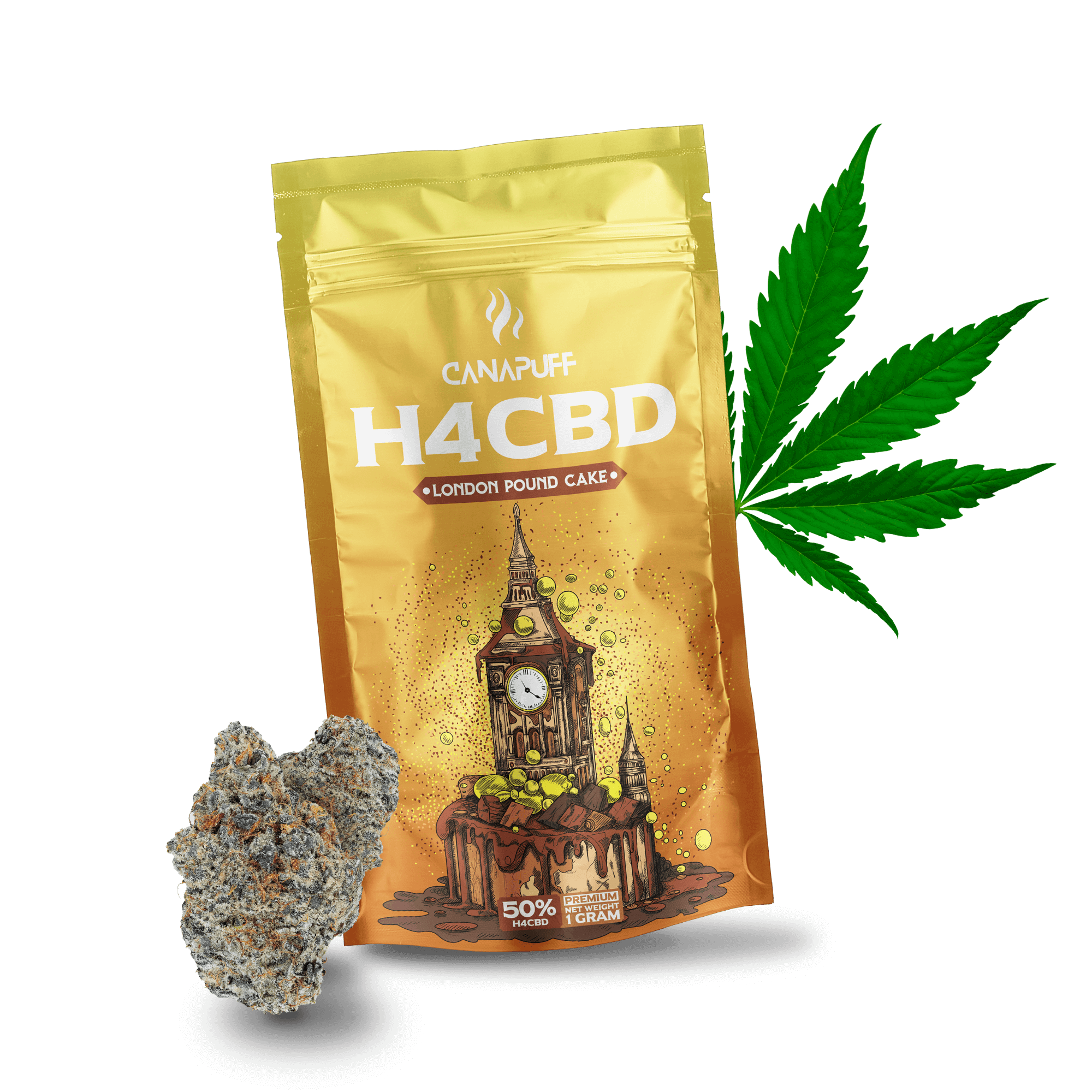 H4CBD flori London Pound Cake 50%